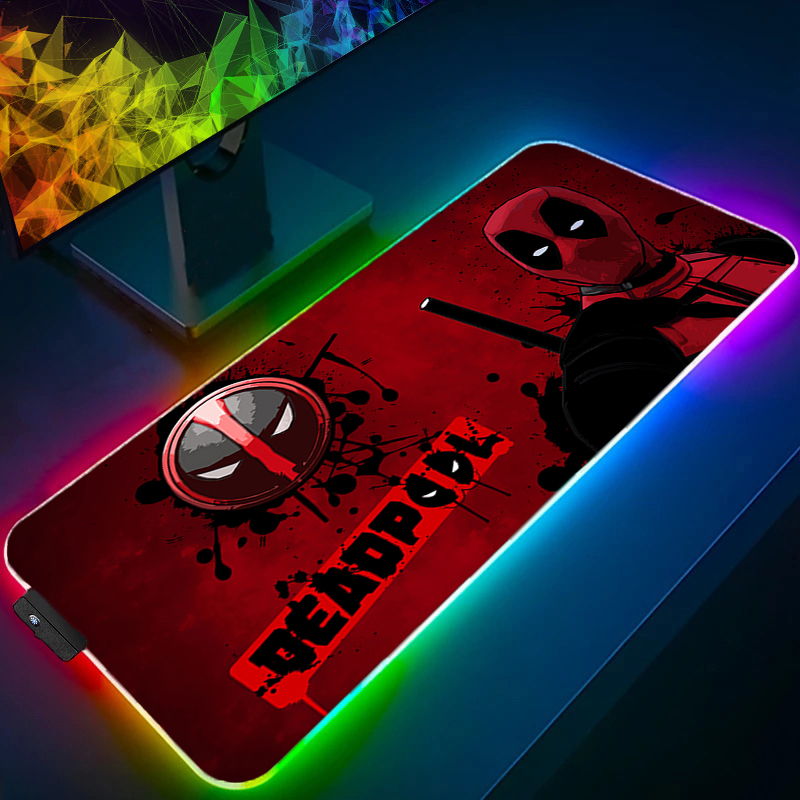 Esports Gaming Pad - Alfombrilla de ratón LED para videojuegos,