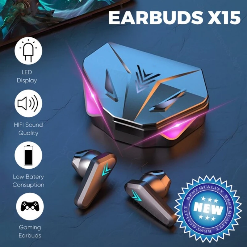 1PCS X15 TWS X15 Pro Auricular - Esports Gaming Video reseña y precio
