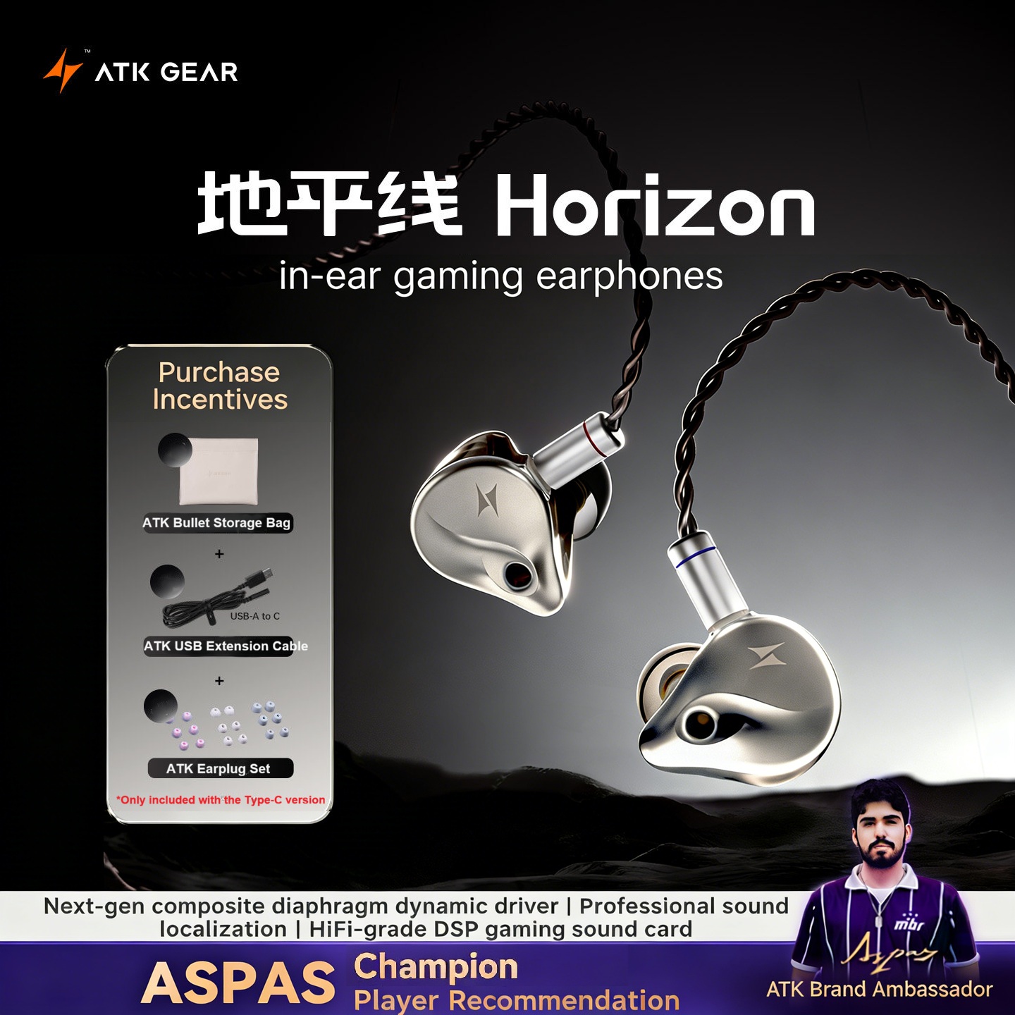 Auriculares Intrauditivos ATK  - Esports Gaming Video reseña y precio