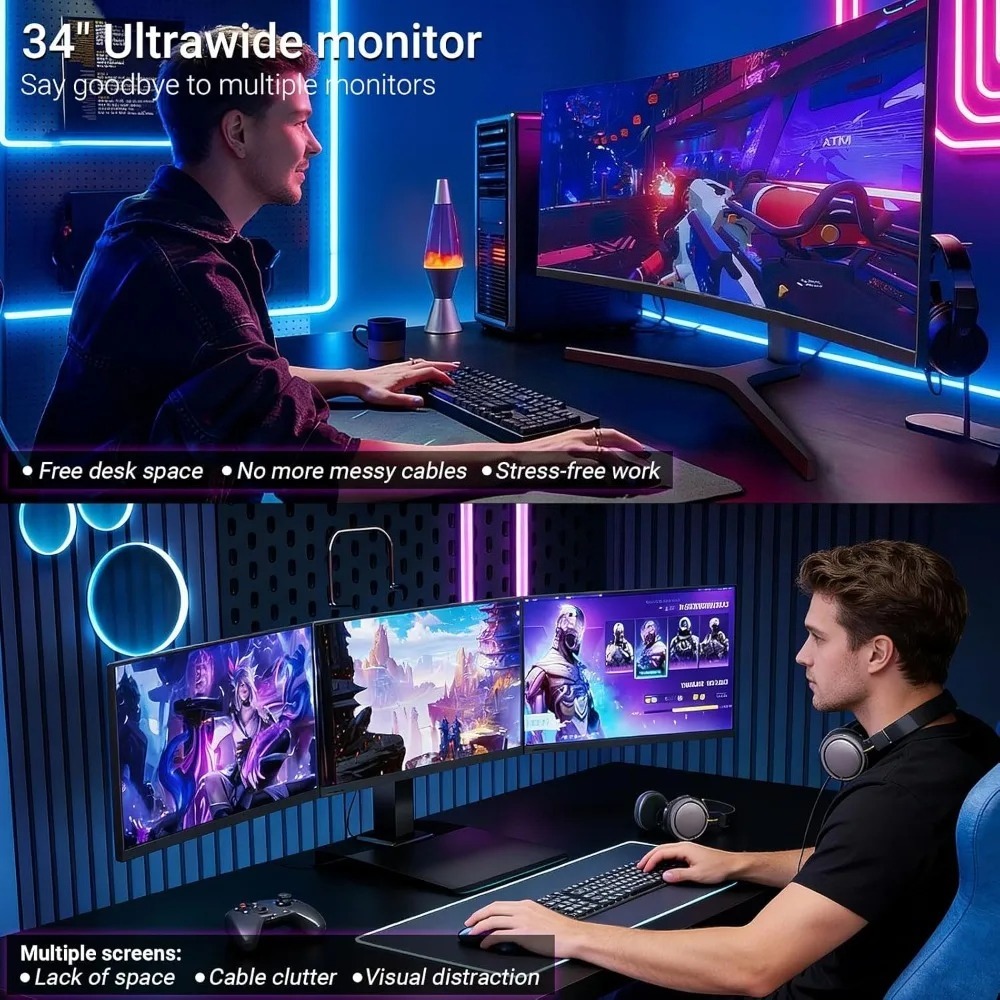 Monitor Curvo para Juegos Gard - Gaming Monitor Curved reseña y precio