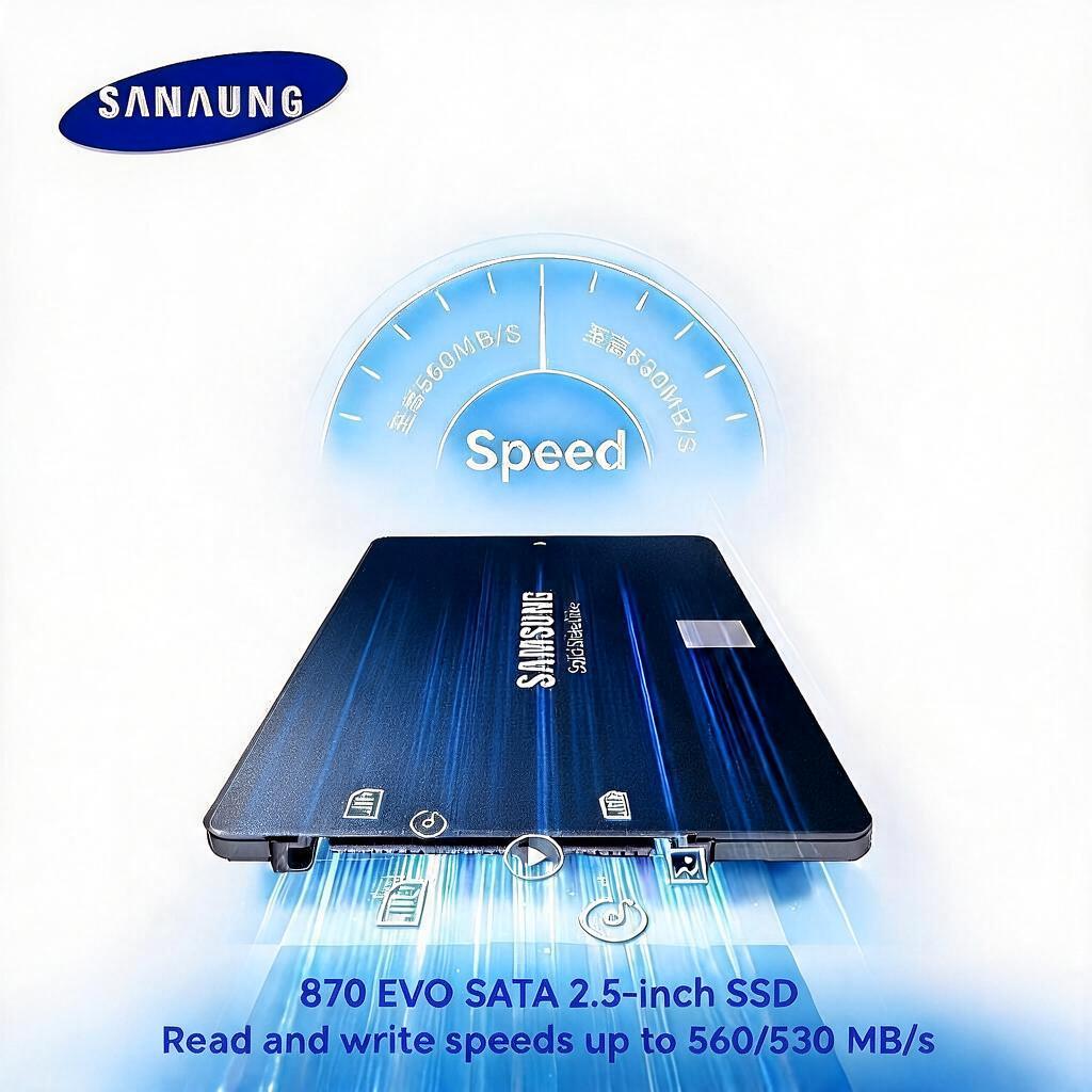 SAMSUNG SSD 870 EVO Disco Duro - Samsung Ssd Evo 870 reseña y precio